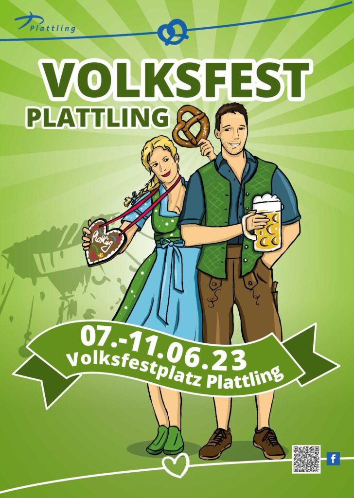 Volksfest-Plattling-2023-Plakat-eller-design-Werbeagentur